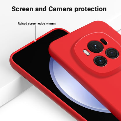 For Honor Magic6 Pure Color Liquid Silicone Shockproof Phone Case(Red) - Honor Cases by buy2fix | Online Shopping UK | buy2fix