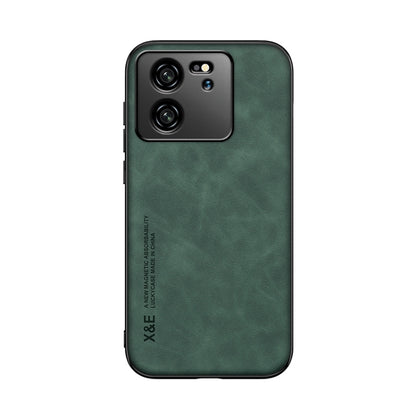 For Xiaomi Redmi K60 Ultra Skin Feel Magnetic Leather Back Phone Case(Green) - Redmi K60 Ultra Cases by buy2fix | Online Shopping UK | buy2fix