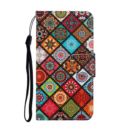 For iPhone 16 Pro 3D Colored Drawing Flip Leather Phone Case(Ethnic Totem) - iPhone 16 Pro Cases by buy2fix | Online Shopping UK | buy2fix