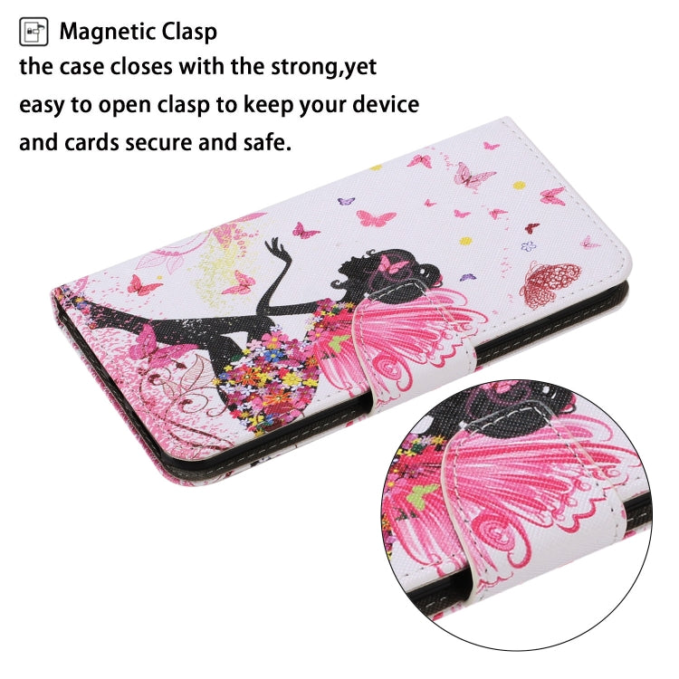 For iPhone 16 Plus 3D Colored Drawing Flip Leather Phone Case(Dance Girl) - iPhone 16 Plus Cases by buy2fix | Online Shopping UK | buy2fix