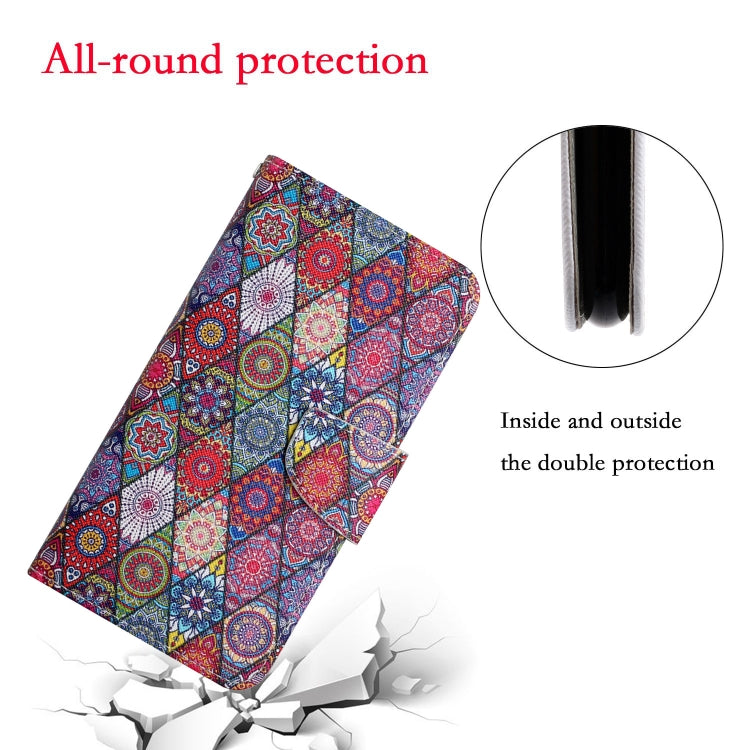 For iPhone 16 Plus 3D Colored Drawing Flip Leather Phone Case(Kaleidoscope) - iPhone 16 Plus Cases by buy2fix | Online Shopping UK | buy2fix