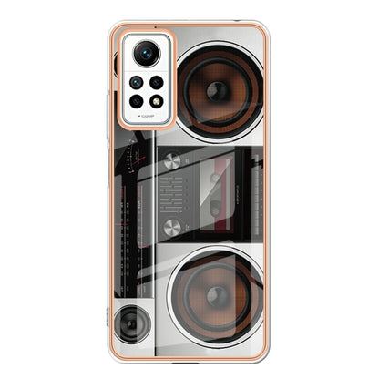 For Xiaomi Redmi Note 12 Pro 4G Global Electroplating Marble Dual-side IMD Phone Case(Retro Radio) - Xiaomi Cases by buy2fix | Online Shopping UK | buy2fix