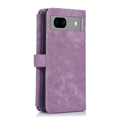 For Google Pixel 7a Dream 9-Card Wallet Zipper Bag Leather Phone Case(Purple) - Google Cases by buy2fix | Online Shopping UK | buy2fix