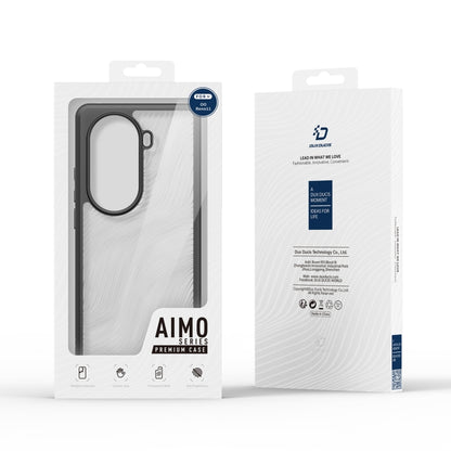 For OPPO Reno11 Global DUX DUCIS Aimo Series Frosted Feel Phone Case(Black) - Reno11 Cases by DUX DUCIS | Online Shopping UK | buy2fix