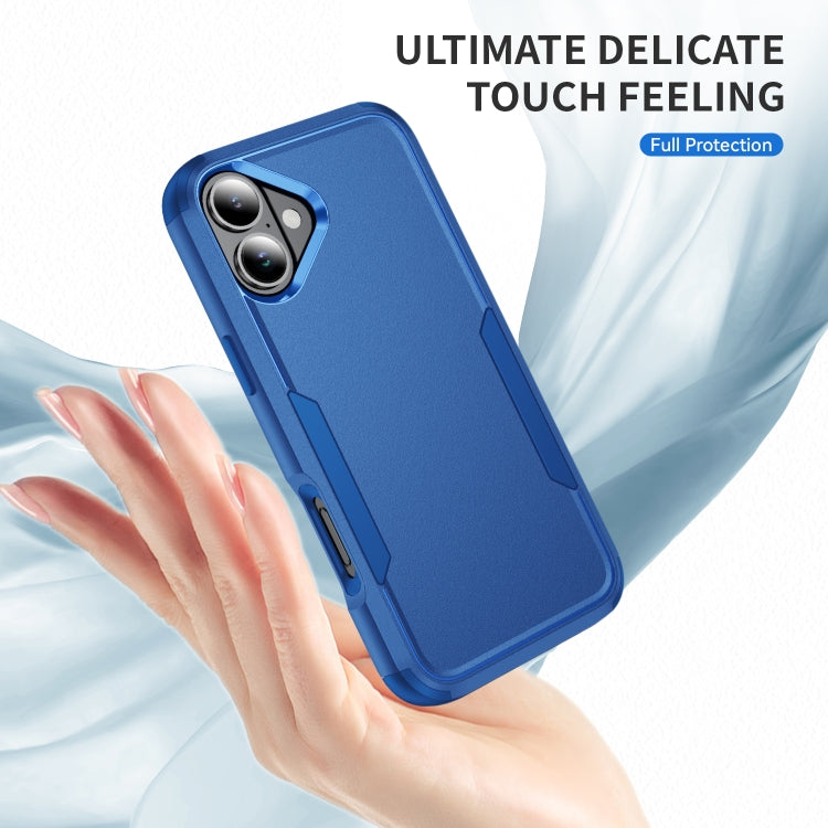 For iPhone 16 Plus Commuter Shockproof TPU + PC Phone Case(Royal Blue) - iPhone 16 Plus Cases by buy2fix | Online Shopping UK | buy2fix