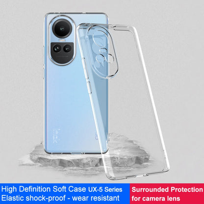 For OPPO Reno10 5G Global IMAK UX-5 Series Transparent TPU Phone Case - OPPO Cases by imak | Online Shopping UK | buy2fix