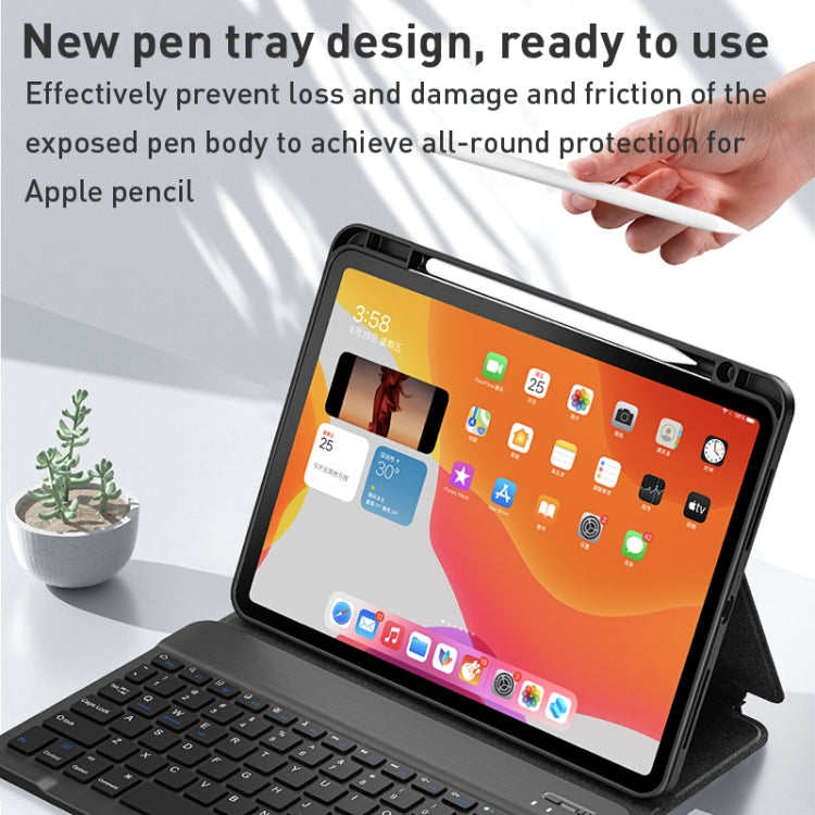 For iPad 10th Gen 10.9 2022 WiWU Skin Feel Magnetic Detachable Keyboard Tablet Case(Black) - Universal by WIWU | Online Shopping UK | buy2fix