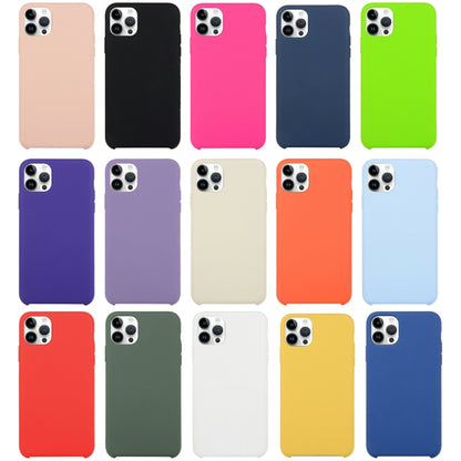 For iPhone 16 Solid Silicone Phone Case(Dark Blue) - iPhone 16 Cases by buy2fix | Online Shopping UK | buy2fix