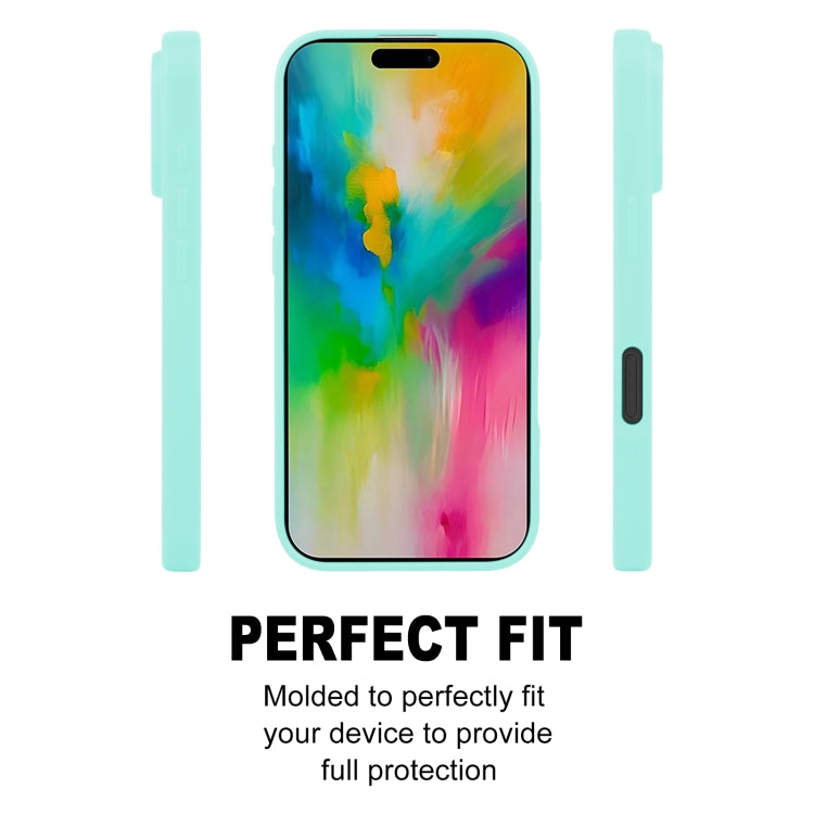 For iPhone 16 Pro GOOSPERY SOFT FEELING Liquid TPU Soft Phone Case(Mint Green) - iPhone 16 Pro Cases by GOOSPERY | Online Shopping UK | buy2fix