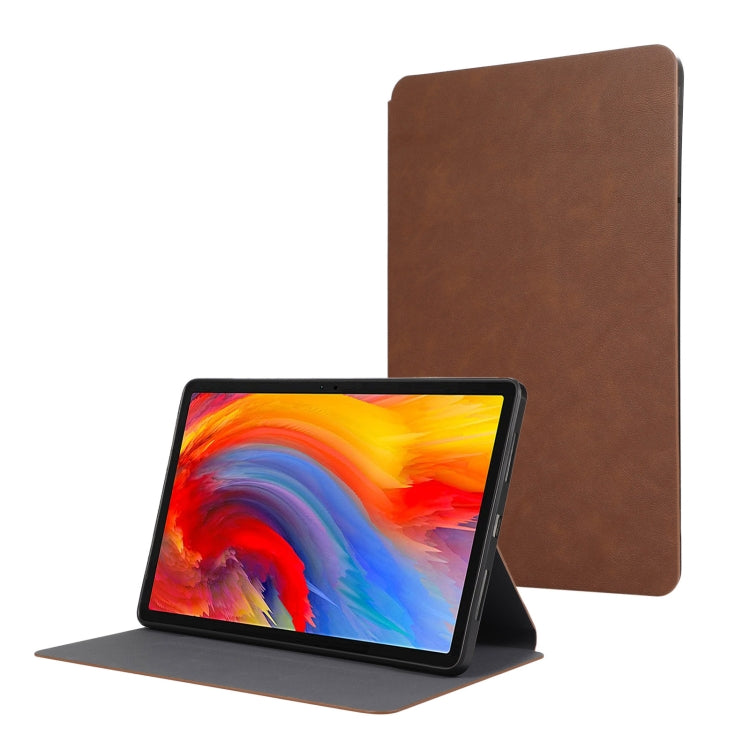 For Lenovo Tab M11 / Xiaoxin Pad 11 2024 PU Flip Tablet Protective Leather Tablet Case(Brown) - Lenovo by buy2fix | Online Shopping UK | buy2fix