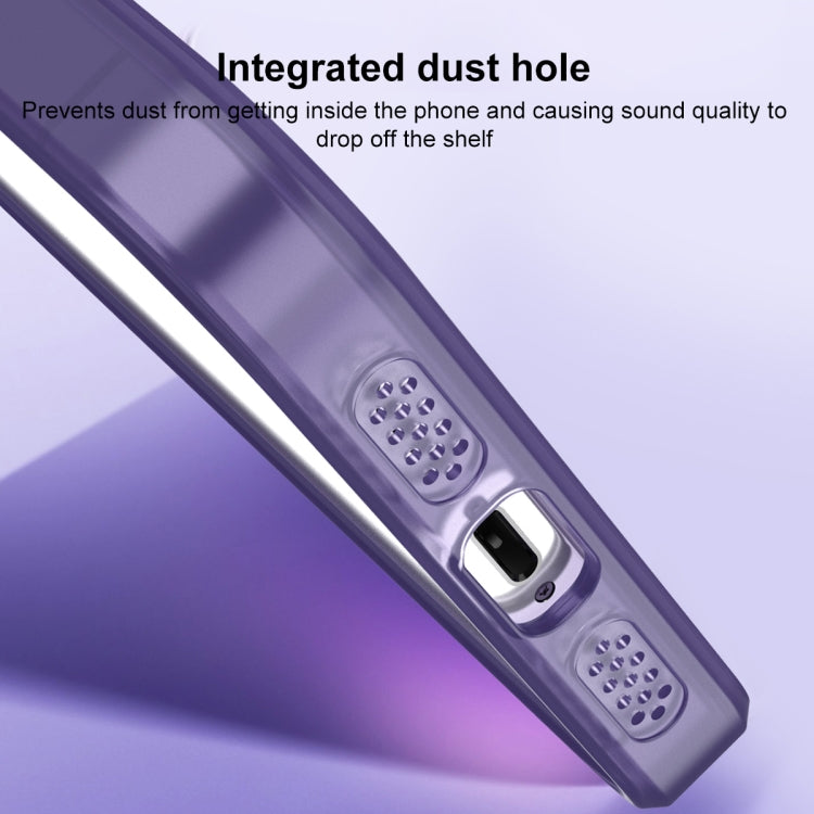 For iPhone XR MagSafe Frosted Translucent Mist Phone Case(Dark Purple) - More iPhone Cases by buy2fix | Online Shopping UK | buy2fix