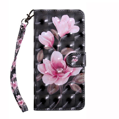 For Samsung Galaxy A35 5G 3D Painted Leather Phone Case(Pink Flower) - Galaxy Phone Cases by buy2fix | Online Shopping UK | buy2fix