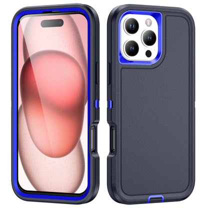 For iPhone 16 Pro Max Life Waterproof Rugged Phone Case(Dark Blue + Royal Blue) - iPhone 16 Pro Max Cases by buy2fix | Online Shopping UK | buy2fix