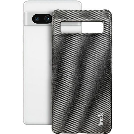 For Google Pixel 7a imak Ruiyi Series Cloth Texture PU + PC Phone Case(Dark Grey) - Google Cases by imak | Online Shopping UK | buy2fix