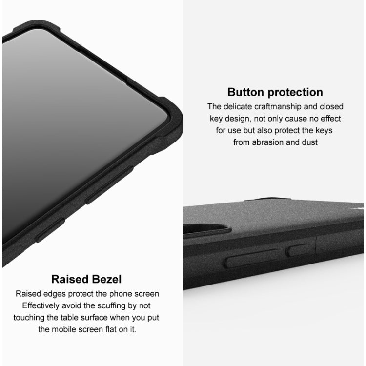 For OnePlus Ace 2V 5G/Nord 3 5G imak Shockproof Airbag TPU Phone Case(Matte Grey) - OnePlus Cases by imak | Online Shopping UK | buy2fix