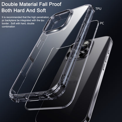 For iPhone 16 Pro Max iPAKY Crystal Clear Series Shockproof PC + TPU Protective Phone Case(Transparent) - More iPhone Cases by iPAKY | Online Shopping UK | buy2fix