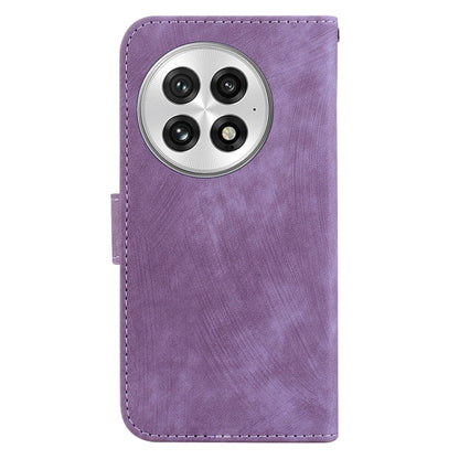 For OnePlus 13 Little Tiger Embossed Leather Phone Case(Purple) - OnePlus Cases by buy2fix | Online Shopping UK | buy2fix