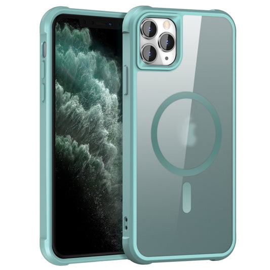 For iPhone 11 Pro Max MagSafe Magnetic Phone Case(Lake Blue) - iPhone 11 Pro Max Cases by buy2fix | Online Shopping UK | buy2fix