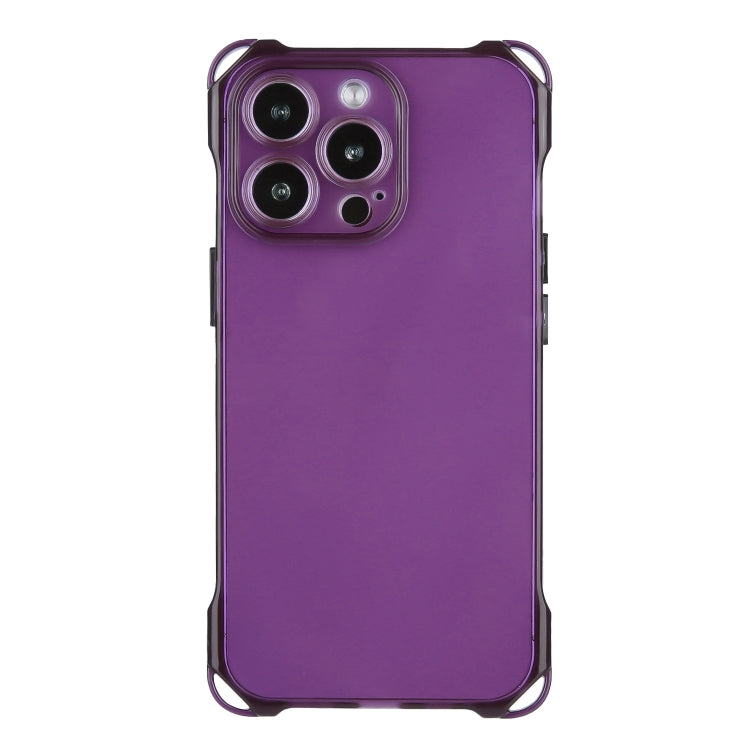 For iPhone 16 Pro Four-corner Shockproof TPU Phone Case(Purple) - iPhone 16 Pro Cases by buy2fix | Online Shopping UK | buy2fix