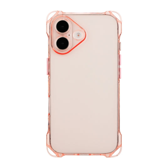 For iPhone 16 Plus Four-corner Shockproof TPU Phone Case(Pink) - iPhone 16 Plus Cases by buy2fix | Online Shopping UK | buy2fix