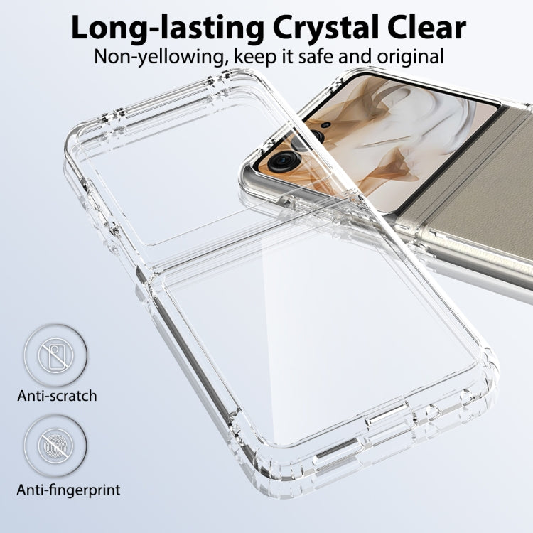 For Motorola Razr 50 / Razr 2024 Scratchproof Acrylic TPU Phone Case(Transparent) - Motorola Cases by buy2fix | Online Shopping UK | buy2fix