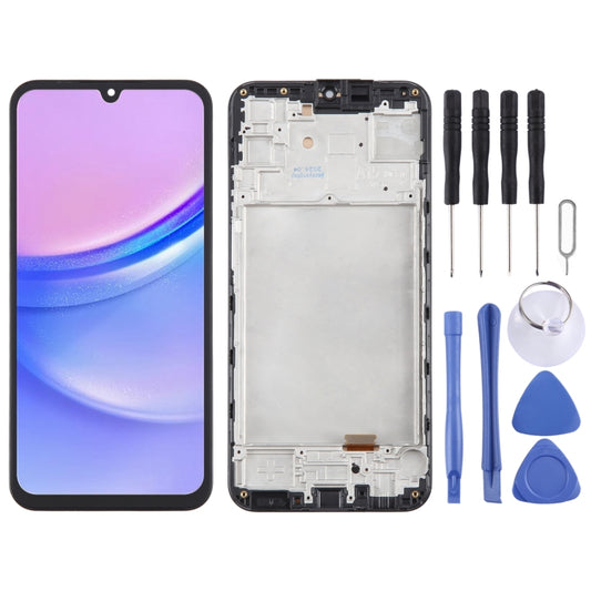 For Samsung Galaxy A15 4G SM-A155F TFT LCD Screen Digitizer Full Assembly with Frame, Not Supporting Fingerprint Identification - LCD Screen by buy2fix | Online Shopping UK | buy2fix