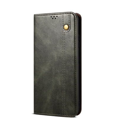 For Xiaomi Redmi K70/K70 Pro Oil Wax Crazy Horse Texture Leather Phone Case(Green) - K70 Pro Cases by buy2fix | Online Shopping UK | buy2fix