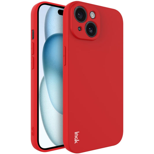 For iPhone 15 Plus imak UC-4 Series Straight Edge TPU Phone Case(Red) - iPhone 15 Plus Cases by imak | Online Shopping UK | buy2fix