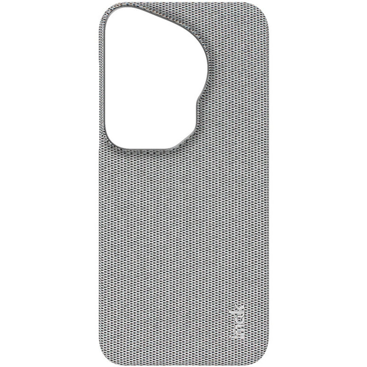 For Huawei Pura 70 Ultra imak Ruiyi Series Cloth Texture PU + PC Phone Case(Light Grey) - Huawei Cases by imak | Online Shopping UK | buy2fix