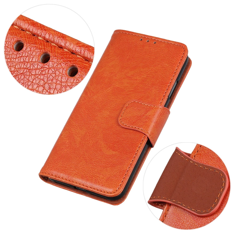 For Google Pixel 9 Nappa Texture Horizontal Flip Leather Phone Case(Orange) - Google Cases by buy2fix | Online Shopping UK | buy2fix