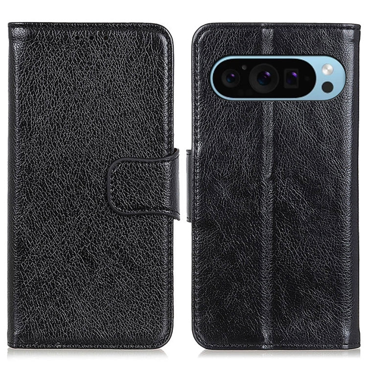 For Google Pixel 9 Nappa Texture Horizontal Flip Leather Phone Case(Black) - Google Cases by buy2fix | Online Shopping UK | buy2fix