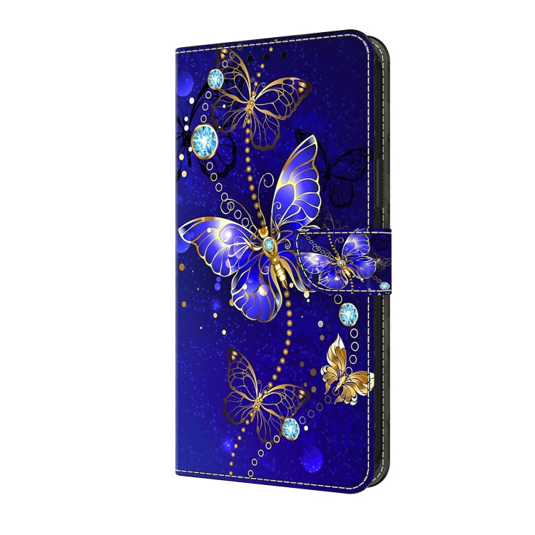 For Motorola Moto G24 Crystal 3D Shockproof Protective Leather Phone Case(Diamond Butterfly) - Motorola Cases by buy2fix | Online Shopping UK | buy2fix