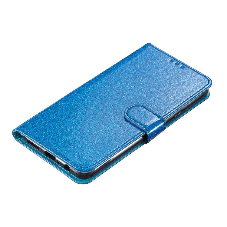 For Motorola Moto G Stylus 5G 2024 Glitter Powder Flip Leather Phone Case(Blue) - Motorola Cases by buy2fix | Online Shopping UK | buy2fix