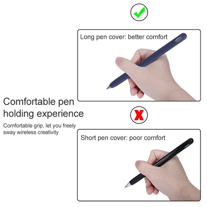 For Huawei M-pencil Stylus Touch Pen Integrated Non-slip Silicone Protective Cover(Gray) - Pencil Accessories by buy2fix | Online Shopping UK | buy2fix