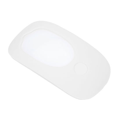 For Apple Magic Mouse 1 / 2 Mouse Silicone Protective Case(White) - Protective Bags by buy2fix | Online Shopping UK | buy2fix