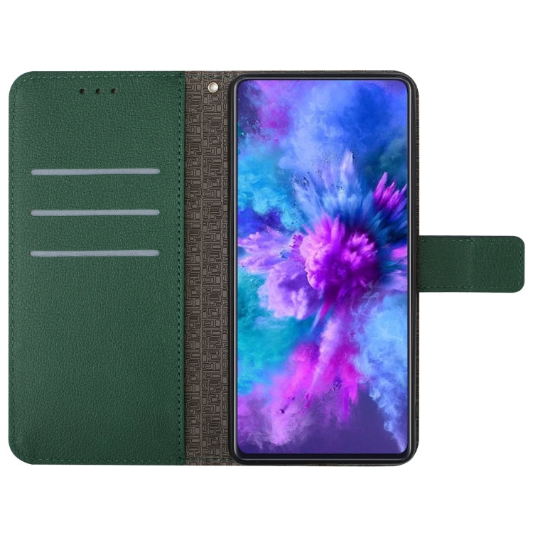 For Google Pixel 9 Rhombic Grid Texture Leather Phone Case(Green) - Google Cases by buy2fix | Online Shopping UK | buy2fix