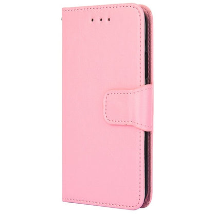 For Motorola Edge 5G 2024 Crystal Texture Leather Phone Case(Pink) - Motorola Cases by buy2fix | Online Shopping UK | buy2fix