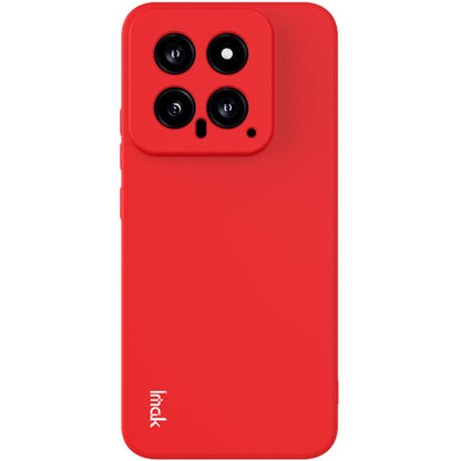 For Xiaomi 14 5G imak UC-4 Series Straight Edge TPU Phone Case(Red) - 14 Cases by imak | Online Shopping UK | buy2fix