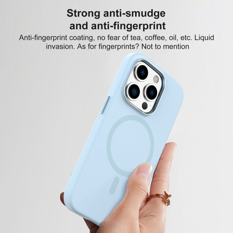 For iPhone 15 Pro Max Mutural Karen Series Liquid Silicone Magsafe Phone Case(Sky Blue) - iPhone 15 Pro Max Cases by Mutural | Online Shopping UK | buy2fix