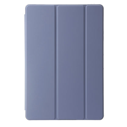 For Huawei Matepad 11 Pro 2024 Clear Acrylic 3-Fold Leather Tablet Case(Lavender Purple) - Huawei by buy2fix | Online Shopping UK | buy2fix