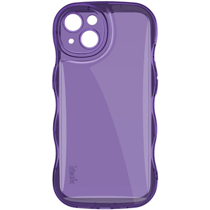 For iPhone 14 IMAK Wave Bubble Soft Shockproof Phone Case(Purple) - iPhone 14 Cases by imak | Online Shopping UK | buy2fix