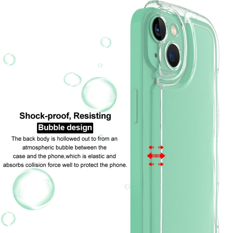 For iPhone 14 Pro IMAK Wave Bubble Soft Shockproof Phone Case(Transparent) - iPhone 14 Pro Cases by imak | Online Shopping UK | buy2fix