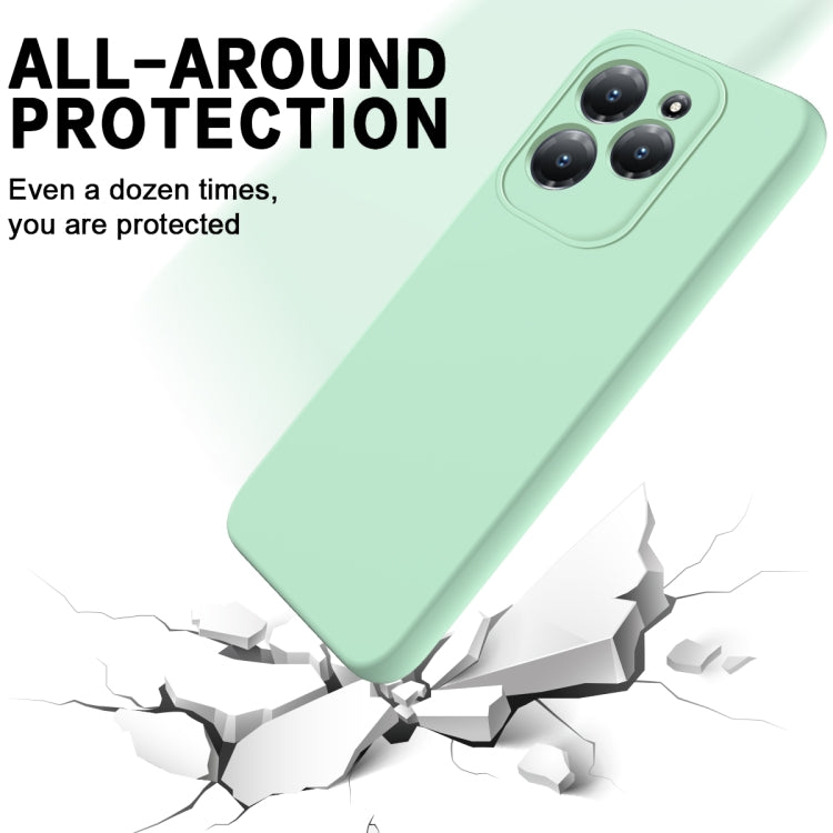 For Infinix Hot 40/Hot 40 Pro Solid Color Liquid Silicone Dropproof Full Coverage Protective Case(Green) - Infinix Cases by buy2fix | Online Shopping UK | buy2fix