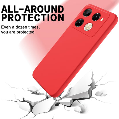 For Infinix Note 40 Pro 5G / 40 Pro+ 5G Solid Color Liquid Silicone Dropproof Full Coverage Protective Case(Red) - Infinix Cases by buy2fix | Online Shopping UK | buy2fix