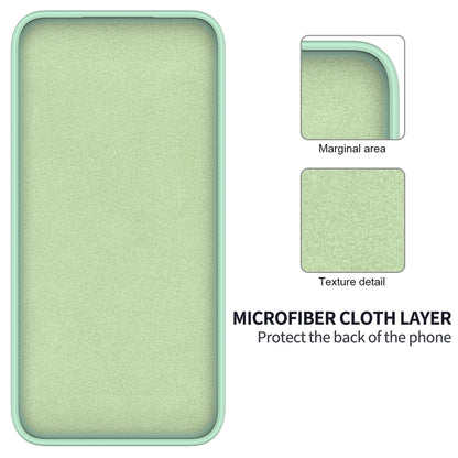 For Xiaomi 14 Solid Color Liquid Silicone Dropproof Full Coverage Phone Case(Green) - 14 Cases by buy2fix | Online Shopping UK | buy2fix