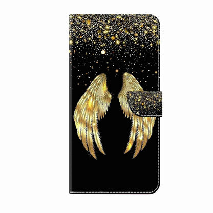 For Honor Magic5 Pro Crystal 3D Shockproof Protective Leather Phone Case(Golden Wings) - Honor Cases by buy2fix | Online Shopping UK | buy2fix