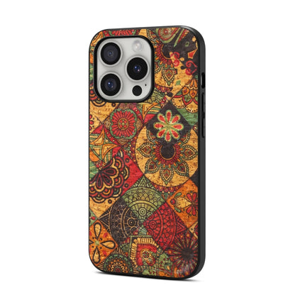 For iPhone 16 Pro Four Seasons Flower Language Series TPU Phone Case(Autumn Yellow) - iPhone 16 Pro Cases by buy2fix | Online Shopping UK | buy2fix