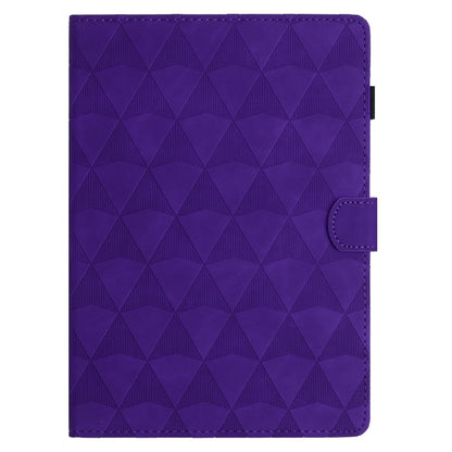 For Lenovo Tab M11/Xiaoxin Pad 11 2024 Diamond Texture Embossed Leather Smart Tablet Case(Purple) - Lenovo by buy2fix | Online Shopping UK | buy2fix