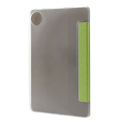 For Huawei MatePad Pro 11 2024 Silk Texture 3-Fold Leather Tablet Case(Green) - Huawei by buy2fix | Online Shopping UK | buy2fix