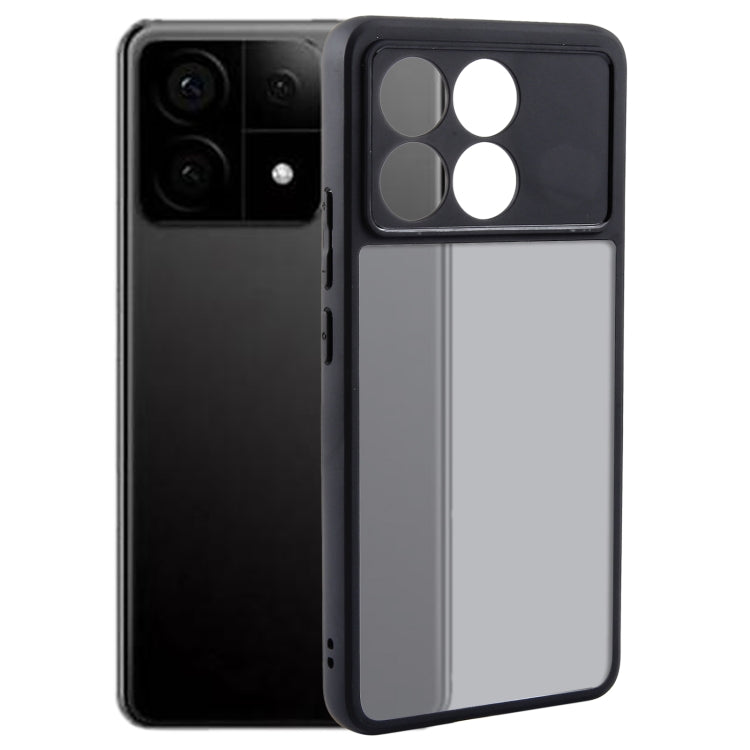 For Xiaomi Redmi K70 / K70 Pro Fine Pore Matte Black TPU + PC Phone Case - K70 Pro Cases by buy2fix | Online Shopping UK | buy2fix